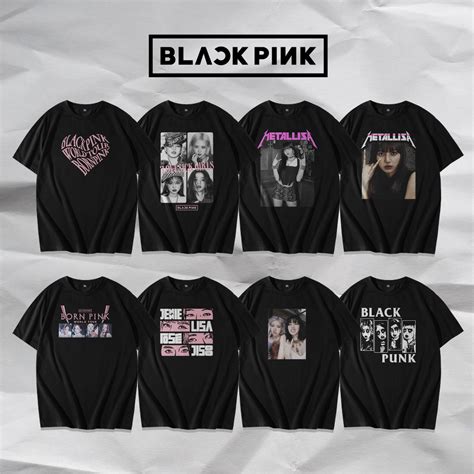 Jual Kaos Blackpink Born Pink Series Baju Blackpink T Shirt