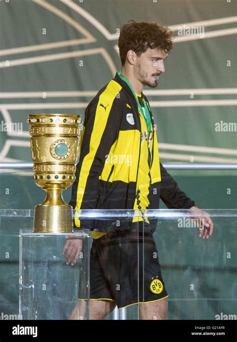 Berlin Germany 21st May 2016 Dortmund S Mats Hummels Walks Past The