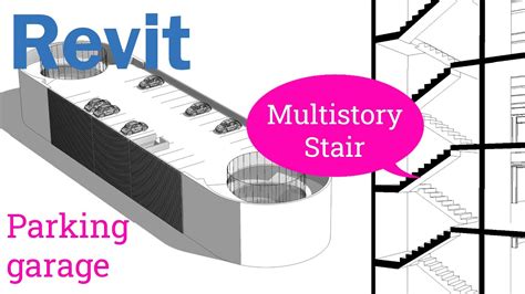 Revit Parking Garage Multistory Stair Youtube