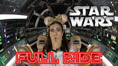 Star Wars Millenium Falcon Smugglers Run Disneyland Youtube