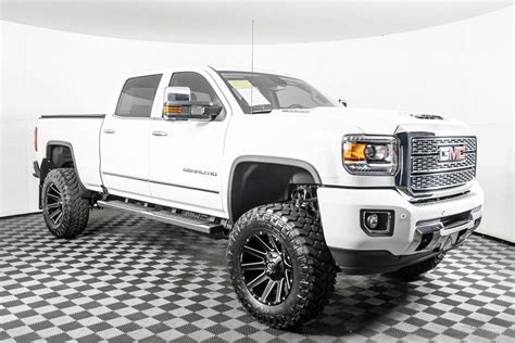 Used Lifted 2019 Gmc Sierra 3500 Hd Denali 4x4 Diesel Truck For Sale Northwest Motorsport