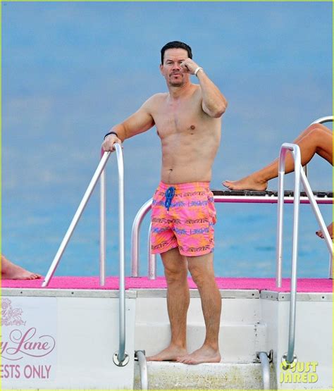 Shirtless Mark Wahlberg Looks Ripped At Age 50 See His New Beach