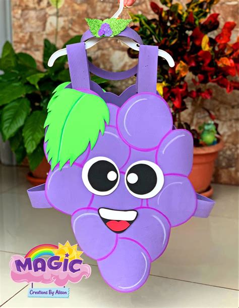 A Purple Bag With A Green Leaf On It And The Words Magic Written In