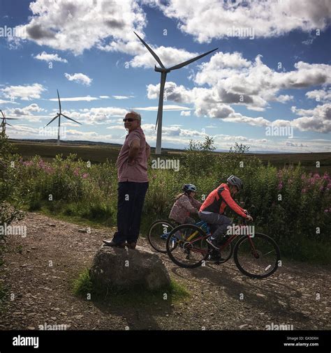 Wind Turbines At Whitelee Windfarm The Uks Largest Onshore Windfarm