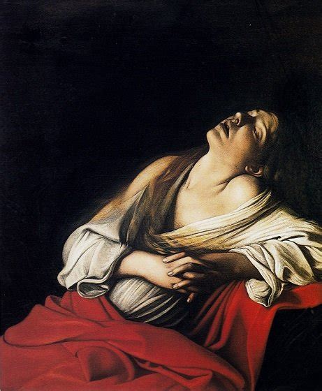 Magdalena en éxtasis Michelangelo Merisi Caravaggio