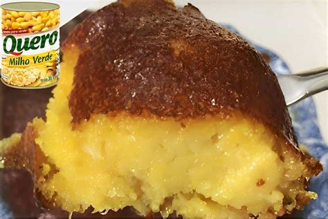 Bolo De Milho Cremoso Feito Milho De Latinha Receita Mais Vendida