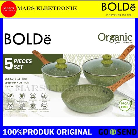 Jual Bolde Super Pan Organic Set In Bolde Pcs Panci Bolde