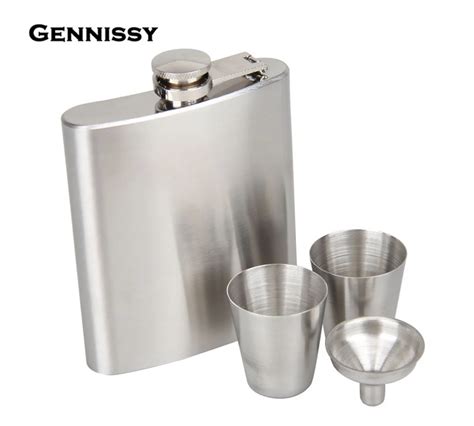 Aliexpress Buy Gennissy Oz Stainless Steel Hip Flask With