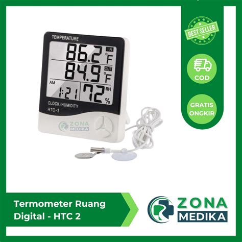 Jual Thermohygromter Digital HTC 2 Alat Pengukur Suhu Dan Kelembapan