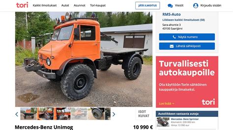 Käytetyt erikoisuudet Mercedes Benz Unimog