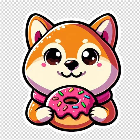 Premium PSD Lovely Cute Adorable Sticker