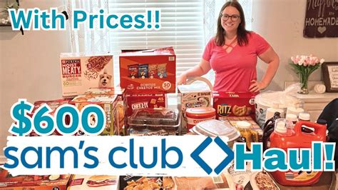 Huge 600 Sams Club Haul Prices Included Youtube