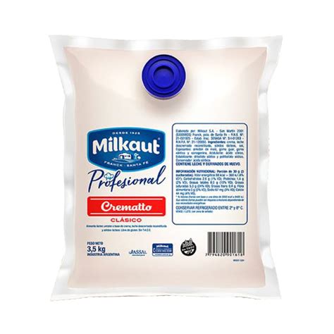 Queso Crema Pouch Milkaut X 35 Kg Savha