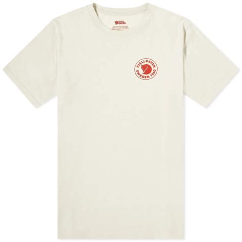 Fjallraven Logo T Shirt Chalk White Editorialist