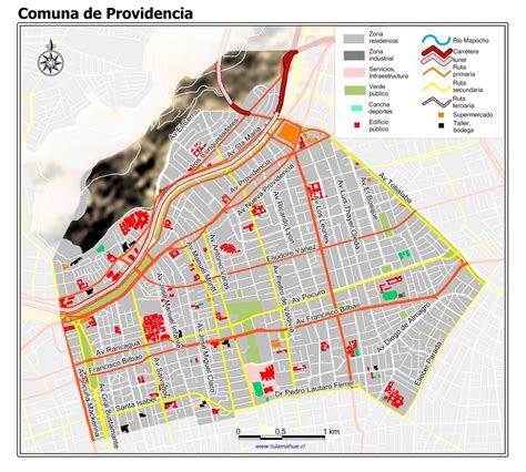 Ubicación Comuna de Providencia