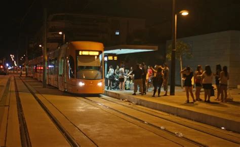 TRAM dAlacant amplía del 25 al 29 de junio su servicio para acudir y