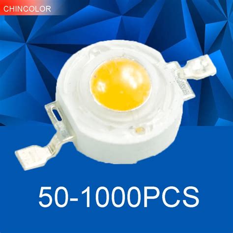 Pcs Led Lamp Beads Mil Mil Led Bulb Light Chip Diodes W W