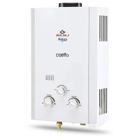 Bajaj Majesty Duetto Gas Water Heater White At Best Price In Howrah