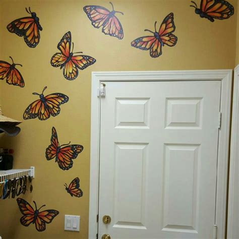 Monarch Butterfly Watercolor Wall Decal Kit Butterfly Wall - Etsy ...