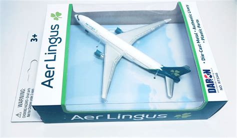 Official Aer Lingus Ireland Airbus Model Toy Airplane Airliner Plane