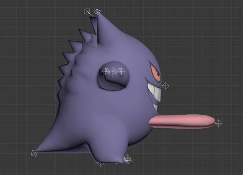 Gengar 3d Model 3d Printable Obj Mtl Ma Mb