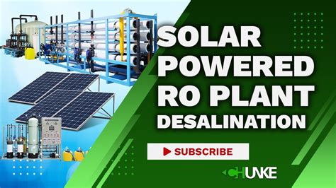 Solar Powered Ro Desalination System For Sea Water Reverse Osmosis