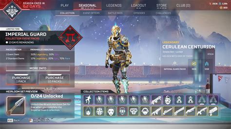 All Imperial Guard Collection Event Legend Skins In Apex Legends