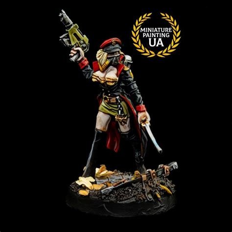 Wh40k Astra Militarum Painted Imperial Guard Character Kill Team Warhammer 40 000 Painted