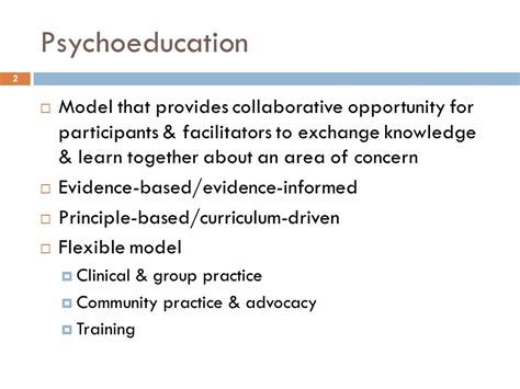 Psychoeducation What It Is How It Works Why Consider It