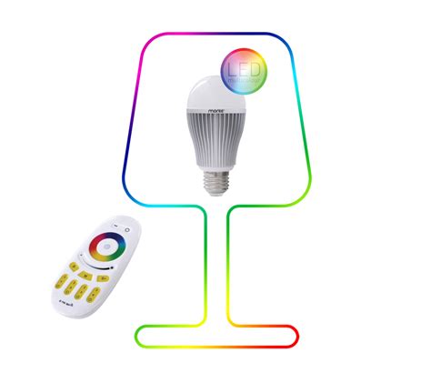 LED Fachhandel 9W RGBW LED Lampe E27 Leuchtmittel Moree 20 02 01 RGB