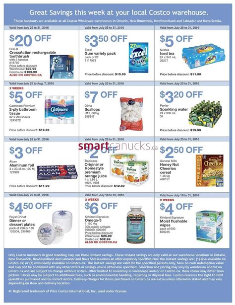 Costco Weekly Savings ON Atlantic Canada July 25 To 31