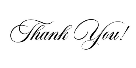 Premium Vector Vector Thank You With Script Font