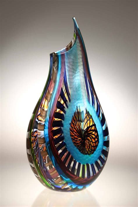 Murano Glass studio vase NOTABILIOSO 4 reverse | Murano glass vase ...