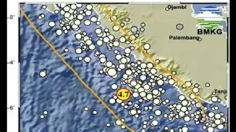 Info Gempa Bumi Terkini Gempa Magnitudo Guncang Bengkulu Bmkg Di