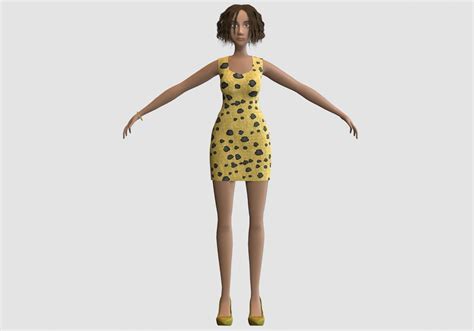 Curvy Female Woman 3d Model Cgtrader