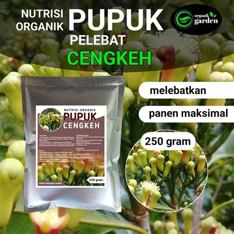 Pupuk Pelebat Cengkeh Booster Nutrisi Organik Gram Lazada Indonesia