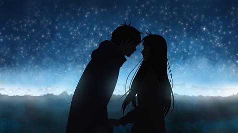 Anime Couples Romantic Kiss Aesthetic Hd Wallpaper Pxfuel