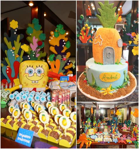 Spongebob Birthday Party Ideas Photo 2 Of 21 Catch My Party