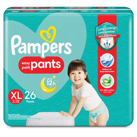 Pampers Baby Dry Diaper Pants Xl S Shopee Philippines