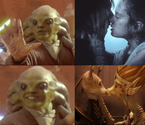 Jar Jar Binks X Queen Julia Reylo Prequelmemes