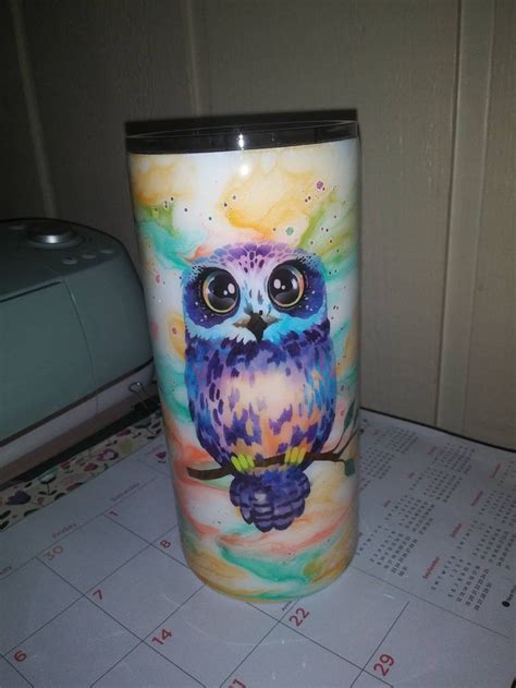 Owl Tumbler Etsy