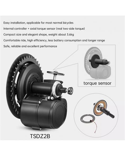 Tongsheng V W Rpm Motor De Accionamiento Medio Tsdz B