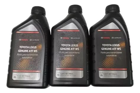 Aceite Transmision Automatica Toyota Original Atf Ws 3 Botes Envío gratis