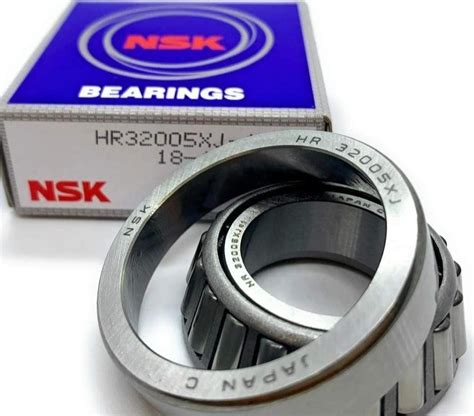 Stainless Steel NSK HR32005XJ Tapered Roller Bearing Dimension