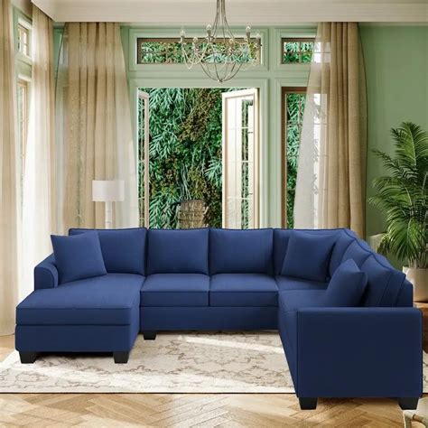 Wide Right Hand Facing Modular Sofa Chaise Vigshome