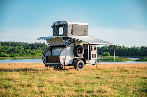 Hero Camper Raises Roof for Teardrop Trailers With Capable Scandinavian ...