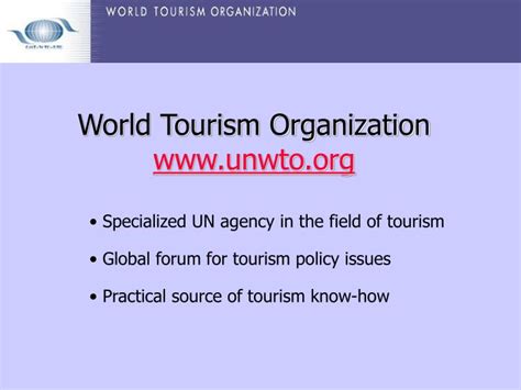 PPT - World Tourism Organization unwto PowerPoint Presentation, free ...