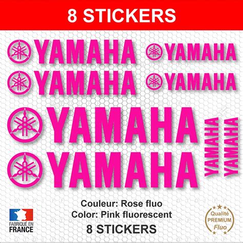 YAMAHA Stickers Neon Pink 8 Motorcycle Stickers Adhesives - Etsy