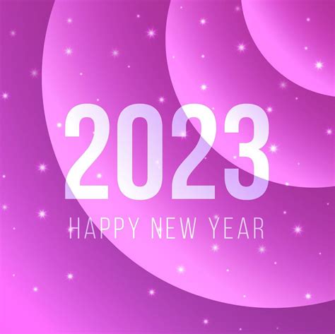 Purple New Year 2023 Template Design For Social Media, Banner, Poster ...