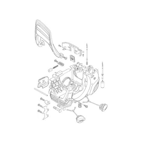 Réservoir d huile et essence tronçonneuse Husqvarna 587026801